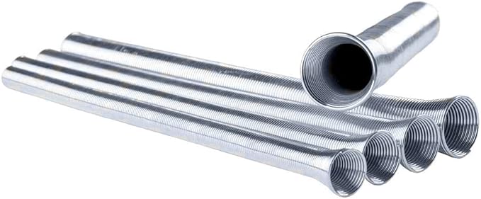 ICOOL 5pcs Spring Tubing Benders Set 1/4, 5/16, 3/8, 1/2, and 5/8 Inch for Soft Copper, Brass, Aluminum and Thin Wall Steel Tubing