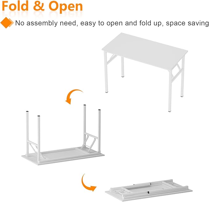 Need Folding Desk, 54 inch Large Computer Desk - Image 6