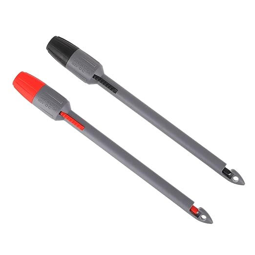 Heavy Duty Wire Piercing Probe Insulation Piercing Clip Set with 4mm Push Banana Plug for Multimeter Test Leads Multi Testers Needle Accessories