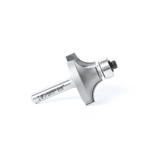 Amana Tool - 49512 Carbide Tipped Corner Round 3/8 Radius x 1-1/4 Dia x 5/8 x 1/4" Sha