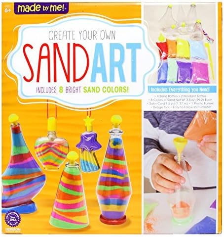 Made By Me Create Your Own Sand Art, 4 Sand Bottles & 2 Pendent Bottles - Image 2