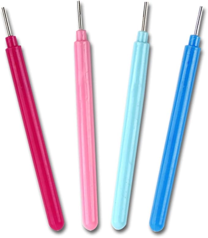 Floranea 4 Pcs Paper Quilling Tools Slotted Kit Rolling Curling Quilling Needle by sowaka