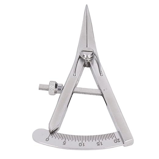 Marking Gauge, Stainless Steel Scribe Tool, Caliper Measuring Tool for Leather Trimming Projects
