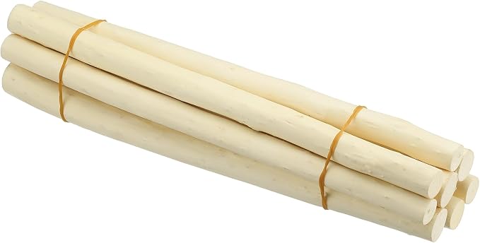 PATIKIL 8 Pcs / 40cm Wood Log Sticks, 0.6-1.2inch in Diameter Natural Driftwood by PATIKIL