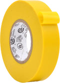 WOD ETC766 Professional Grade General Purpose Yellow Electrical Tape UL/CSA Listed core. Vinyl Rubber Adhesive Electrical Tape: 3/4inch X 66ft. - Use at No More Than 600V & 176F (Pack of 1)