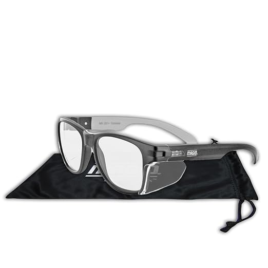 MAGID Y50 Safety Glasses for Construction | Black Frame — 6 Pairs, ANSI Z87.1+ - Image 3