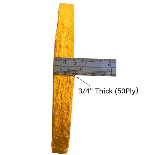 SCOTTCHEN Buffing Polishing Wheel Yellow 8 inch (50 Ply) for Bench Grinder 5/8" Arbor Hole - 1pcs