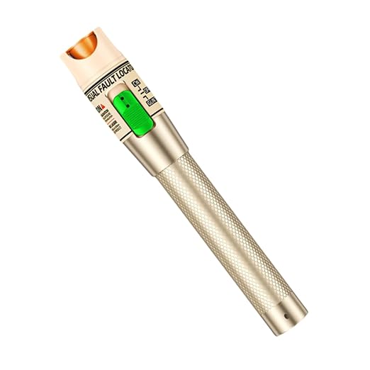 Visual Fault Locator, 30-50KM Fiber Optic Cable Tester Meter VFL Red Light Pen Light Source Testers