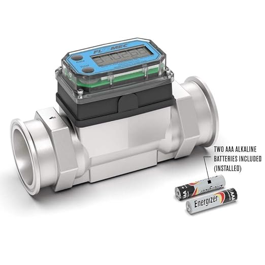 G2 Series, Turbine, High-Temperature Brew Meter, 1-1/2 Inch Pipe Size, 2 Inch Tri-Clamp Fitting G2S15TH9GMX