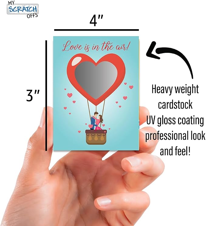 My Scratch Offs 20 Pack Love is in the Air DIY Make Your Own Scratch Off Cards - Image 2
