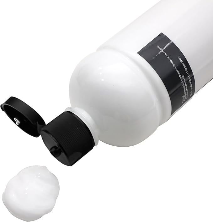 Artecho Titanium White Acrylic Paint 500ml / 17oz Large Bottle | Semi Glossy - Image 4