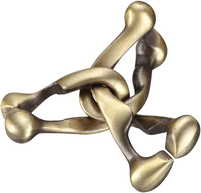 BePuzzled | Trinity Hanayama Metal Brainteaser Puzzle Mensa Rated Level 6 - Image 4