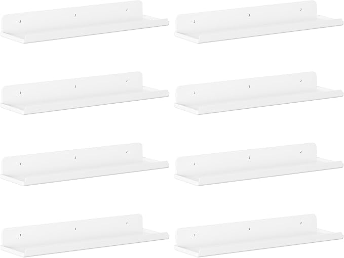 Lifewit Floating Shelves for Wall, Acrylic Display Shelf Wall Mounted for Figure by Lifewit