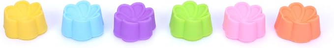 Mini Silicone Muffin Cups, 24 Pack Reusable Cupcake Molds, Round | Nonstick 2 - Image 3