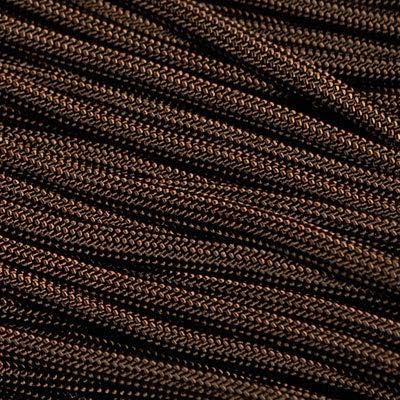 The Paracord Store | Type III 550 Paracord - 100 FT Hank, Walnut Brown | Heavy Duty 7 Strand Tactical Paracord - USA Made Nylon Outdoor Parachute Cord for Camping, Fishing & More - Survival Cord