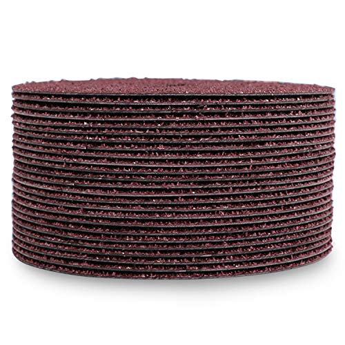 BHA Aluminum Oxide Resin Fiber Sanding and Grinding Discs, 4.5” x 7/8”, 24 Grit - 25 Pack
