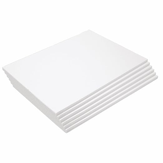 Colorations 9" x 12" Mediumweight White Construction Paper by Colorations