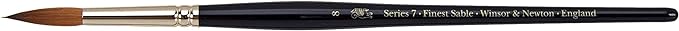 Winsor & Newton Series 7 Kolinsky Sable Brush, Round SH #8 by WinsorNewton