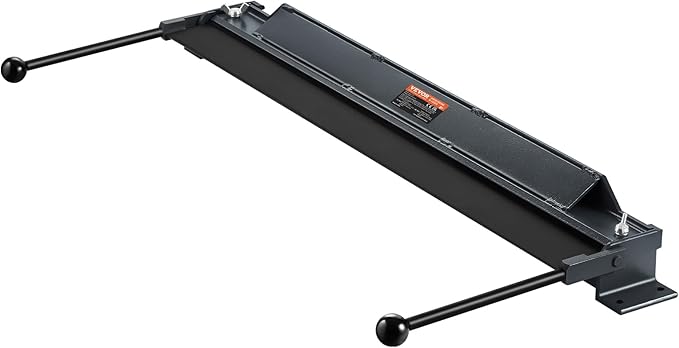 VEVOR Box and Pan Brake, 36-Inch, 0-130 Degrees Sheet Metal Bending Brake, Portable Mini Metal Bender with 20 Gauge Low Carbon Steel 14 Gauge Aluminum Capacity Power Handle, for Metal Bending