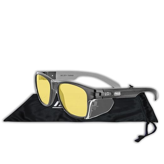 MAGID Y50 Safety Glasses, ANSI Z87.1, Anti-Fog UV Protection, Amber Lens - Image 3
