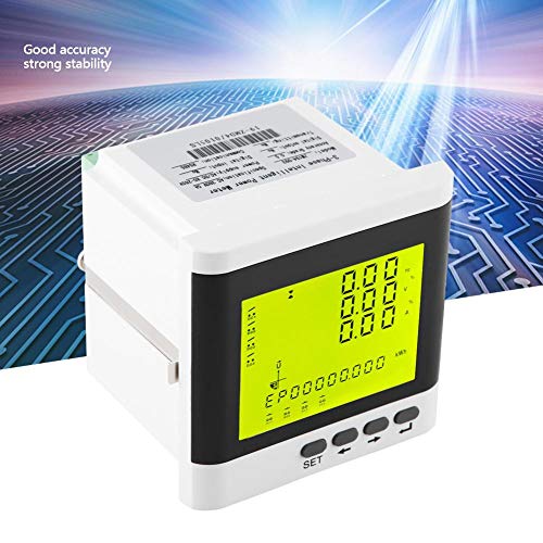 FTVOGUE Multi-Function Three-Phase Programmable Power Meter Electric Digital LED Ammeter Voltmeter,Electric Energy and Measuring Instruments