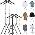 4 Pack Adjustable Shirt Display Stand 32-63 Inch, Foldable Clothing Display by Unknown