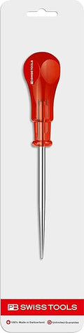 PB Swiss Tools Scratch Awl PB 640.80 | 100% Swiss Made | Awl Tool 80 mm Blade Length for Piercing Holes in Sheet Metal, Wood, Plastic, Leather