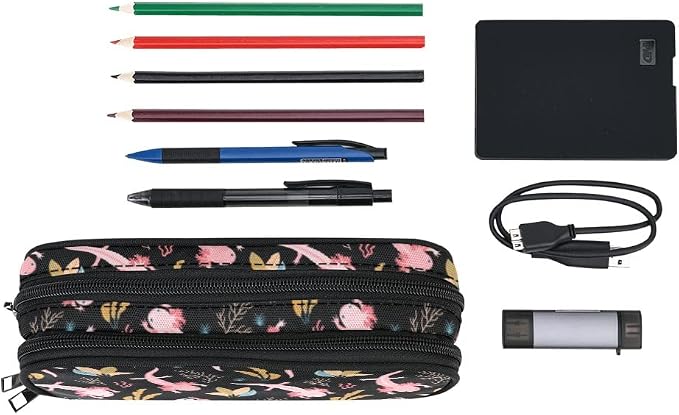 ANANGTEE Cute Axolotls Pencil Case - Image 3