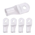 SELTERM 5pcs 4/0 AWG 5/16" Stud Tinned Copper Wire Lugs, Battery Lugs, Ring Terminals, Battery Cable Ends, 0000 Gauge Ring Terminal Connectors, UL Marine Grade Electrical Battery Terminal Connectors