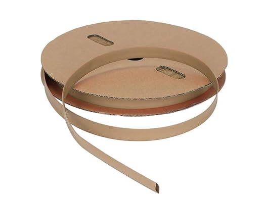 Kable Kontrol Heat Shrink Tubing - 3/8” Inch - 200' Ft Long, Brown Polyolefin - 2:1 Industrial Shrink Tube & Cable Sleeve for Electrical Wire Insulation - Rated for 600 V