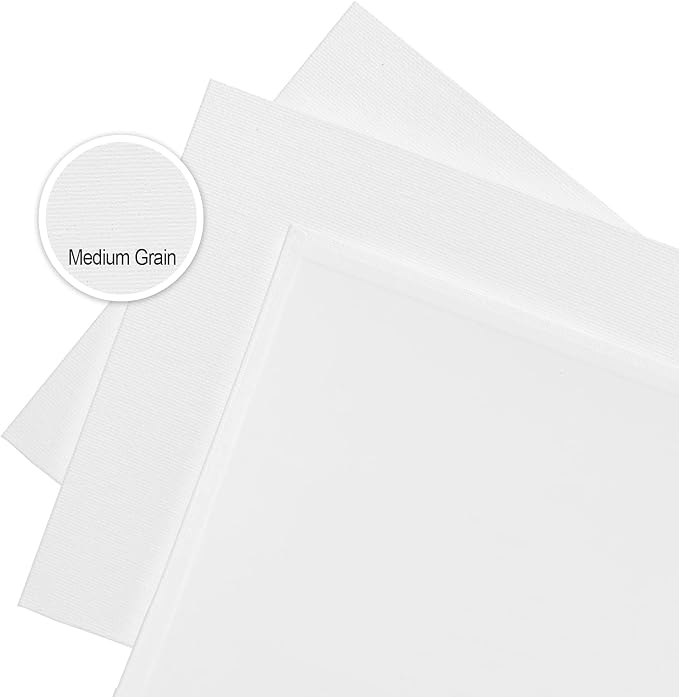 PHOENIX Square Painting Canvas Panels 12x12 Inch, 12 Value Pack - 8 Oz Triple - Image 7