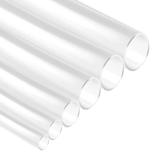 XHF 205 PCS 8 Size Length 3.5" Clear 3:1 Waterproof Automotive Electrical Heat Shrink Tubing Assortment Kit Marine Grade Adhesive Lined Tube, Insulation Sealing Oil-Proof Wear-Resistant