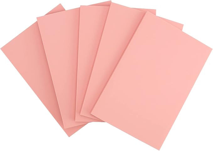 MOUYAT 20 Pack 4 x 6 Inch Pink Rubber Carving Blocks, Rubber Linoleum Block - Image 4