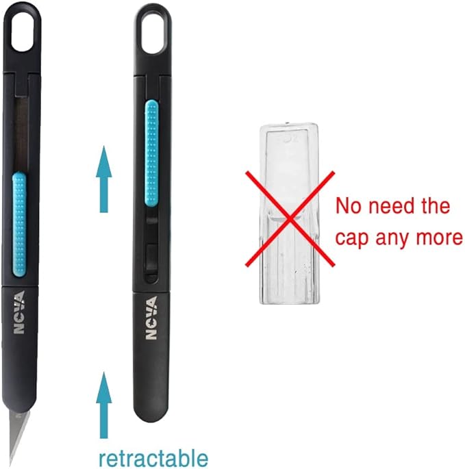 Nova Precision Craft & Hobby Knife, Premium Safety Cutter - Image 2
