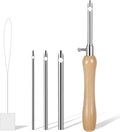 5 Pcs Punch Needle Tool, Adjustable Embroidery Punch Needle Set by Classicseali