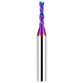 Downcut Spiral Router Bit 1/4 Inch Shank 1/8 Inch Cutting Diameter 1/2 Inch Cutting Length with Extra Long Life Coating CNC Router Bits End Mill for Wood Cutting, Slot Mortise, Engraving