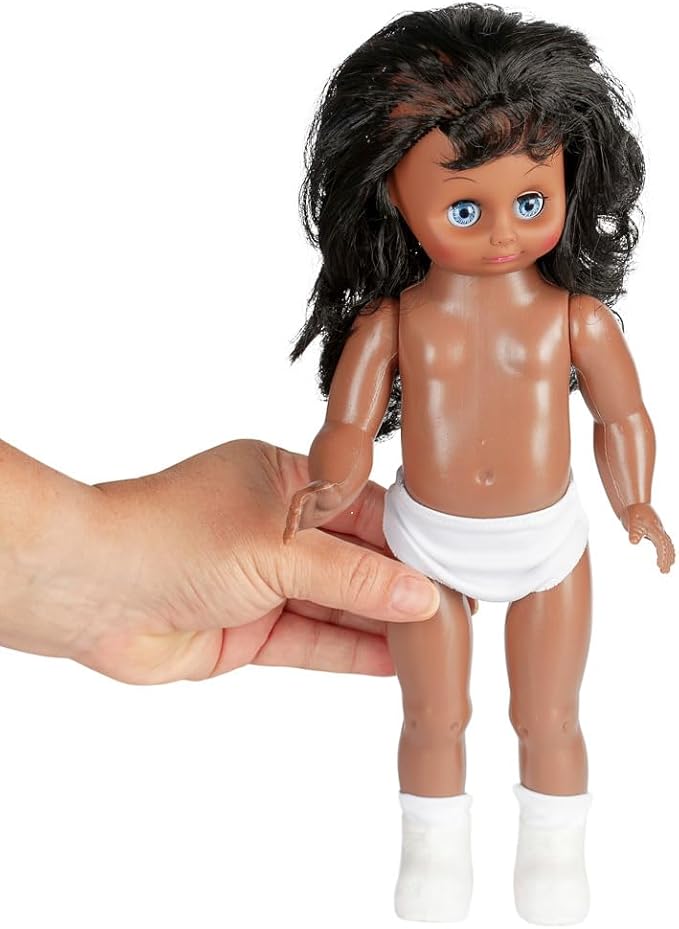 3 African American Full‑Body Dolls – 13-1/2" Plastic Craft Models - Image 4