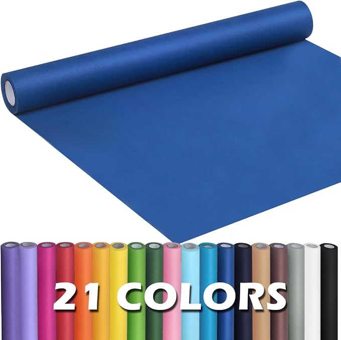 PerkHomy Blue Kraft Paper Roll 17.5" x 960" by PerkHomy
