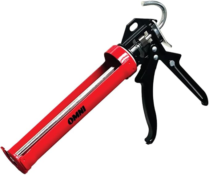Omni Tools Dripless Caulking Gun, Adjustable Hand Caulk Gun No Drip, Hand Caulking Gun Tool, Siligun Caulking Gun
