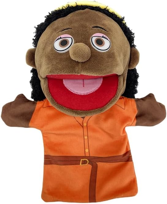 Family Hand Puppets for Kids, Includes Grandpa, Son by LOMTRATS
