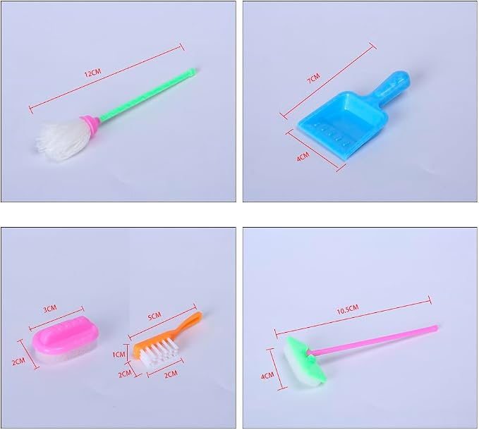 E-TING Mini Cleaning Tool Set Dollhouse Furniture - Image 7