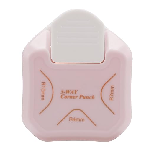 MyArTool 3 Way Corner Rounder Punch, 10mm 3 in 1 Corner Cutter by MYARTOOL