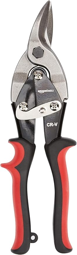 Amazon Basics 3-Piece Aviation Snip Set - Left, Right and Straight Cut