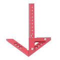 Woodworking Center Finder, Aluminum Alloy 45 Degree Angle Scribing Gauge Woodworking Center Finder Marking Tool for Various Woodworking Projects