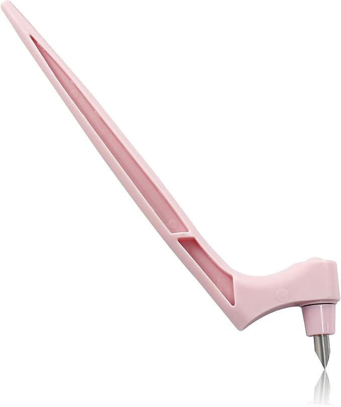 Pink Craft Cutting Tools Pen | 3 Different 360 Degree Rotating Blades, by Moicstiy