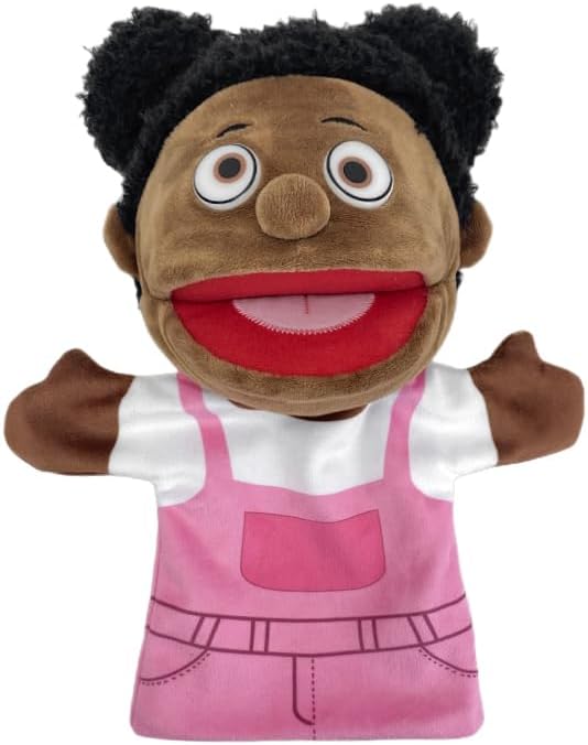 Family Hand Puppets for Kids, Includes Grandpa, Son by LOMTRATS