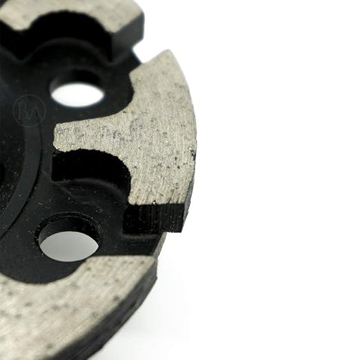 Benchmark Abrasives 4 Inch Grinder Wheels Threaded T-Type Diamond Cup Wheel with 5/8"-11 Arbor Hole for Masonry, Natural Stone, Concrete Grinding Wheel - Angle Grinder Attachments (4”)