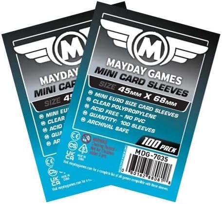 Mayday Games Dice City Game Accessory- Standard Card Sleeve Bundle by MAYDAYGAMES