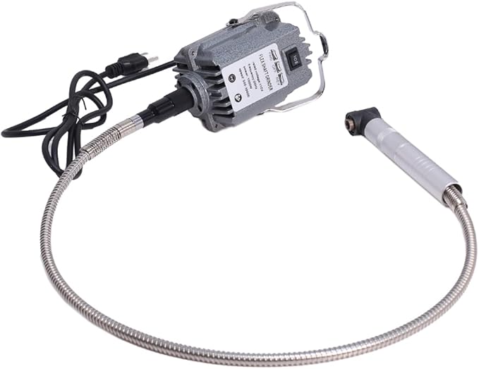 1000W Hanging Flex Shaft Die Grinder Sander Polisher Rotary Tool, Foot Pedal Control, Extendable Polising Handle, Forward and Reverse Rotation