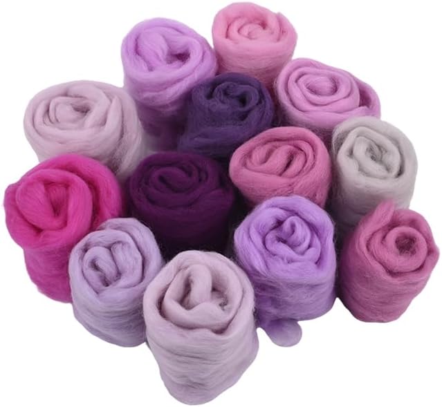 14 Types of Purple Wool 2.47oz, Suitable - Image 2
